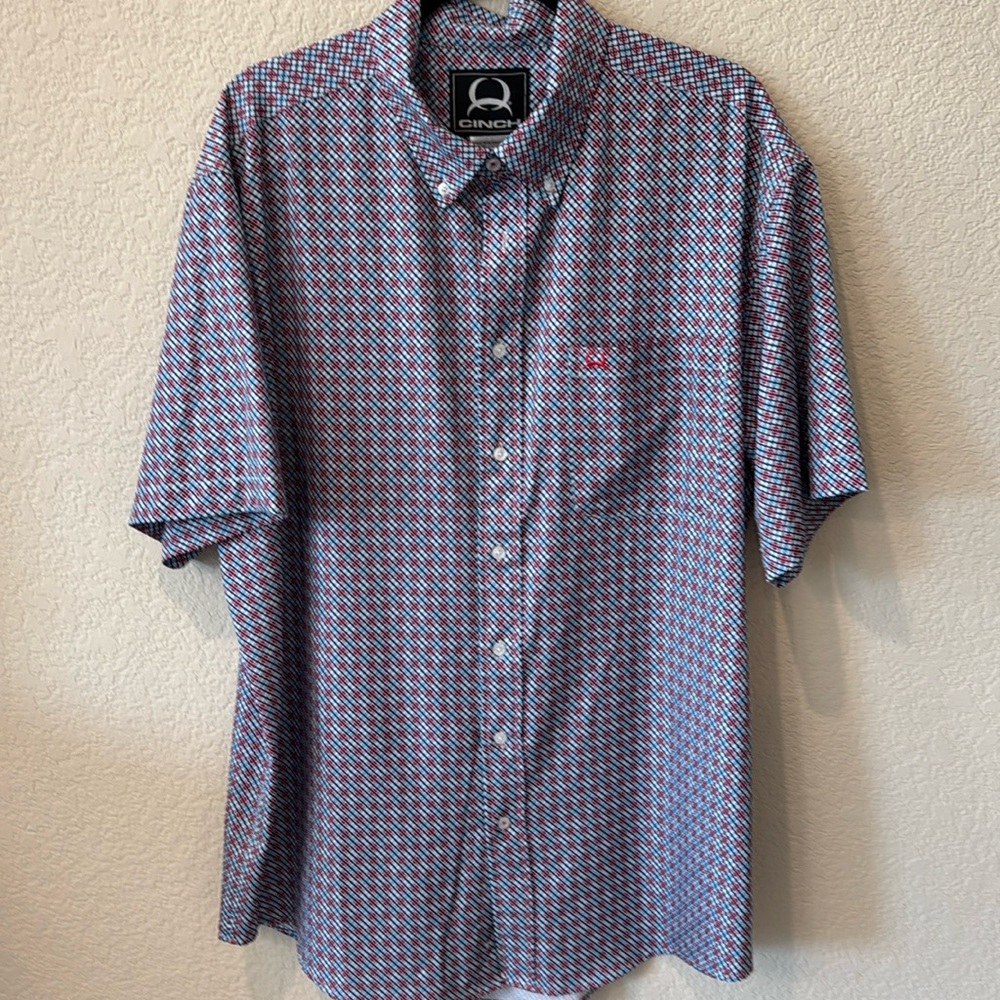 Cinch Men's Arenaflex Short Sleeve Button Down Shirt